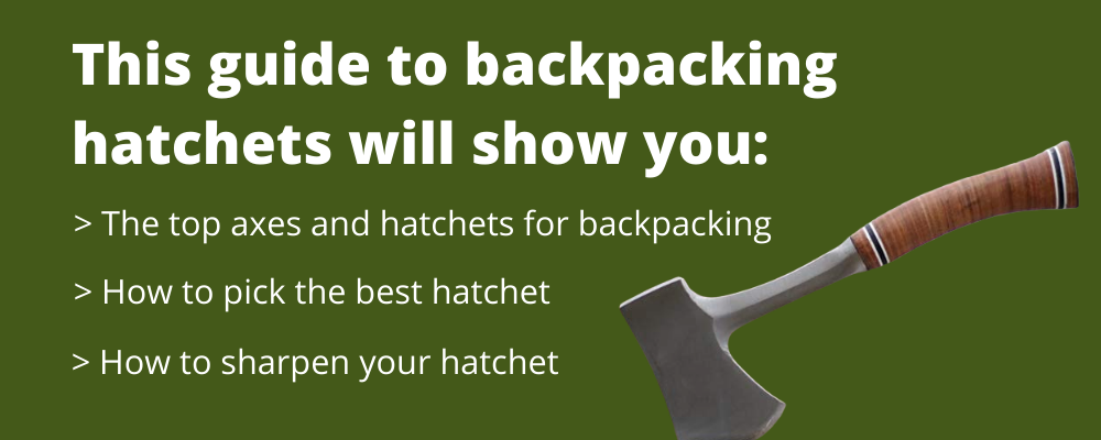 Backpacking Hatchets Axes
